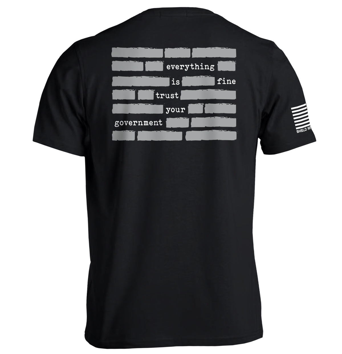 Trust The Government Redacted Shield Republic