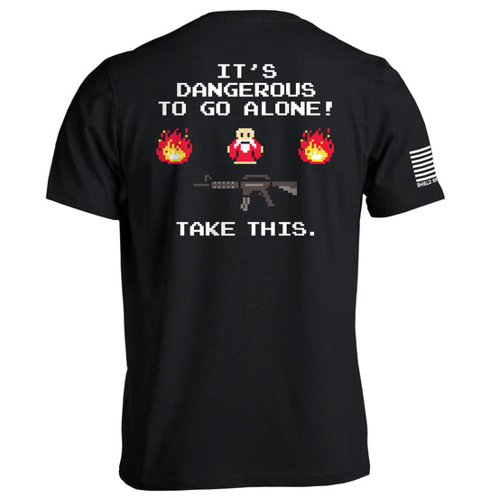 It's Dangerous to Go Alone Shield Republic