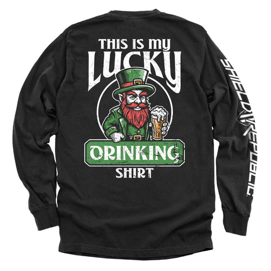 This Is My Lucky Drinking Shirt Shield Republic