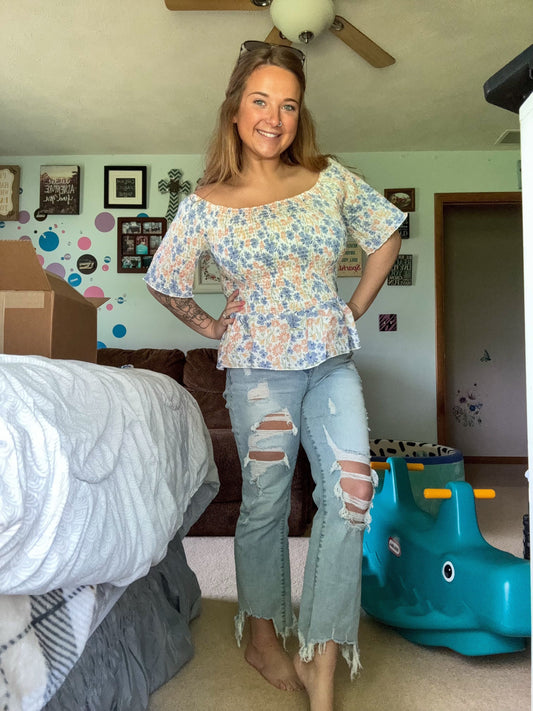Essie Floral Smoked Top Thread & Co. Boutique, LLC