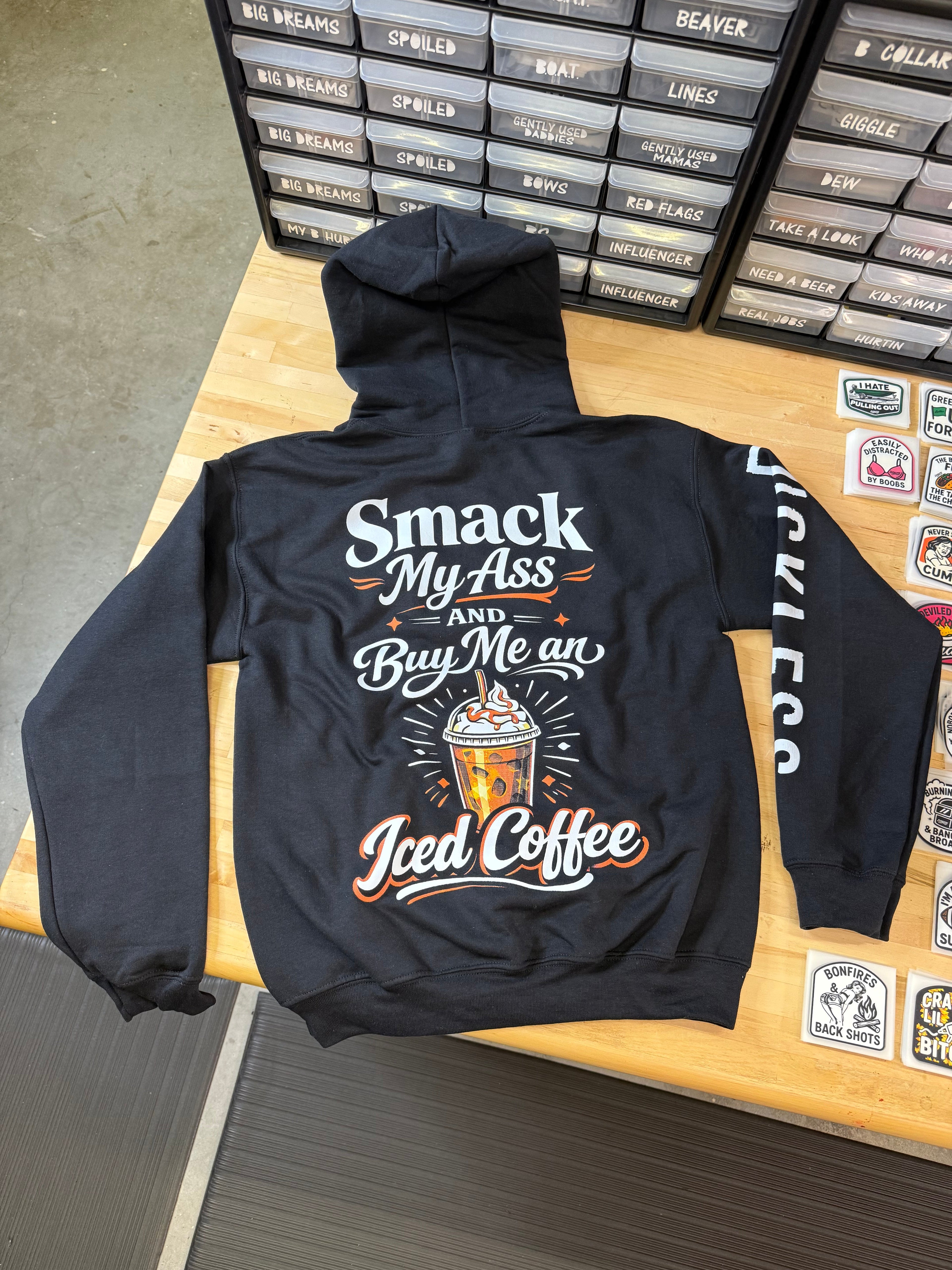 Buy Me An Iced Coffee Hoodie Luckless Outfitters
