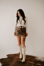 Cassidy's Leather Mini Skirt Wild Cactus Boutique