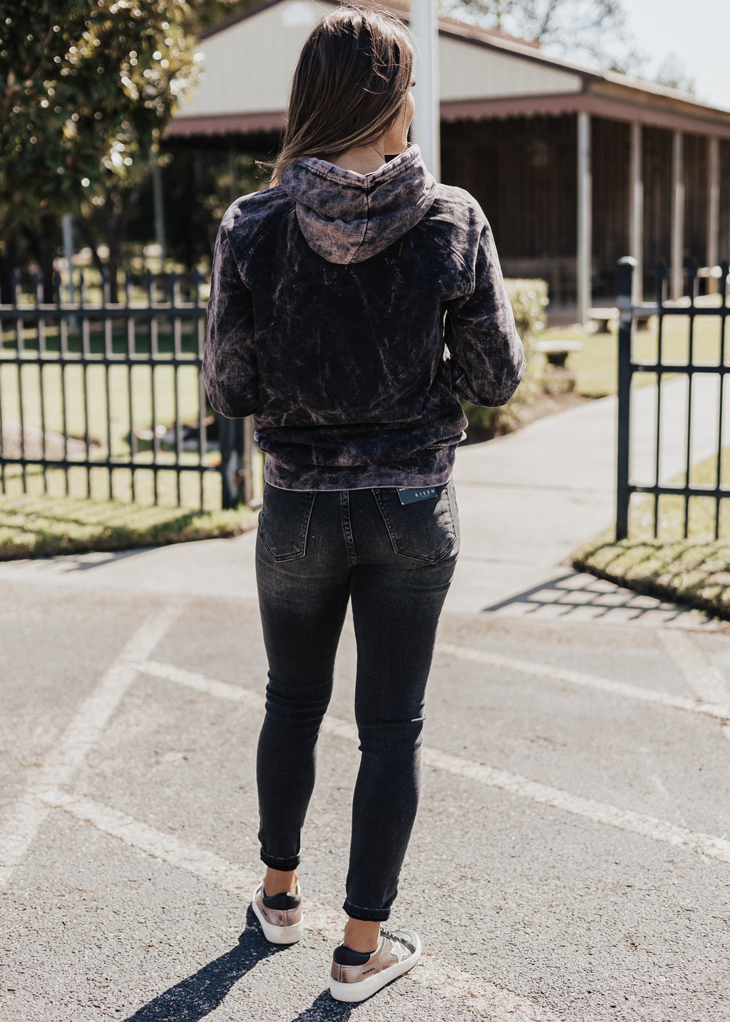 Baseball Vintage Raglan Hoodie *Cloud Black (S-3X) Chloe Vs Tank The Boutique