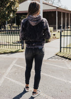 Baseball Vintage Raglan Hoodie *Cloud Black (S-3X) Chloe Vs Tank The Boutique