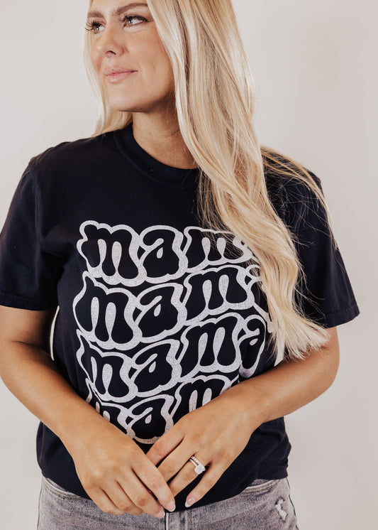 Curvy MAMA Tee *Black (S-3X) Chloe Vs Tank The Boutique