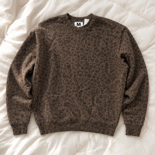 Leopard Game Day Varsity Sweatshirt *LEOPARD (S-3X) Chloe Vs Tank The Boutique