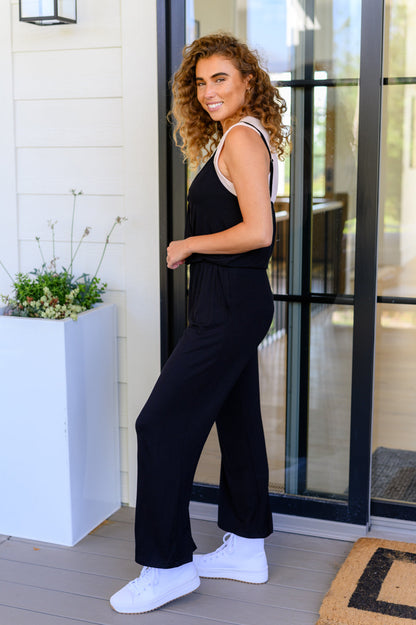 Completely Justified Jumpsuit in Black Thread & Co. Boutique, LLC