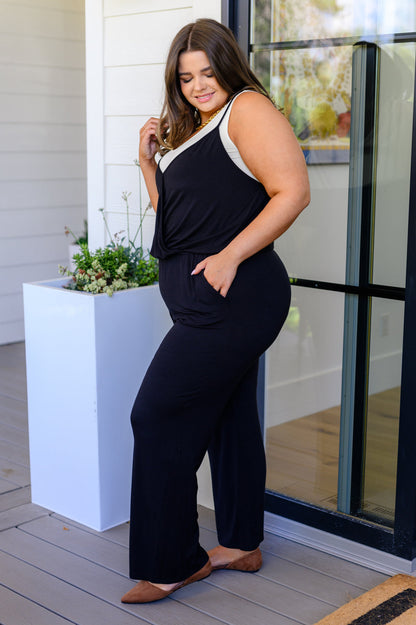 Completely Justified Jumpsuit in Black Thread & Co. Boutique, LLC