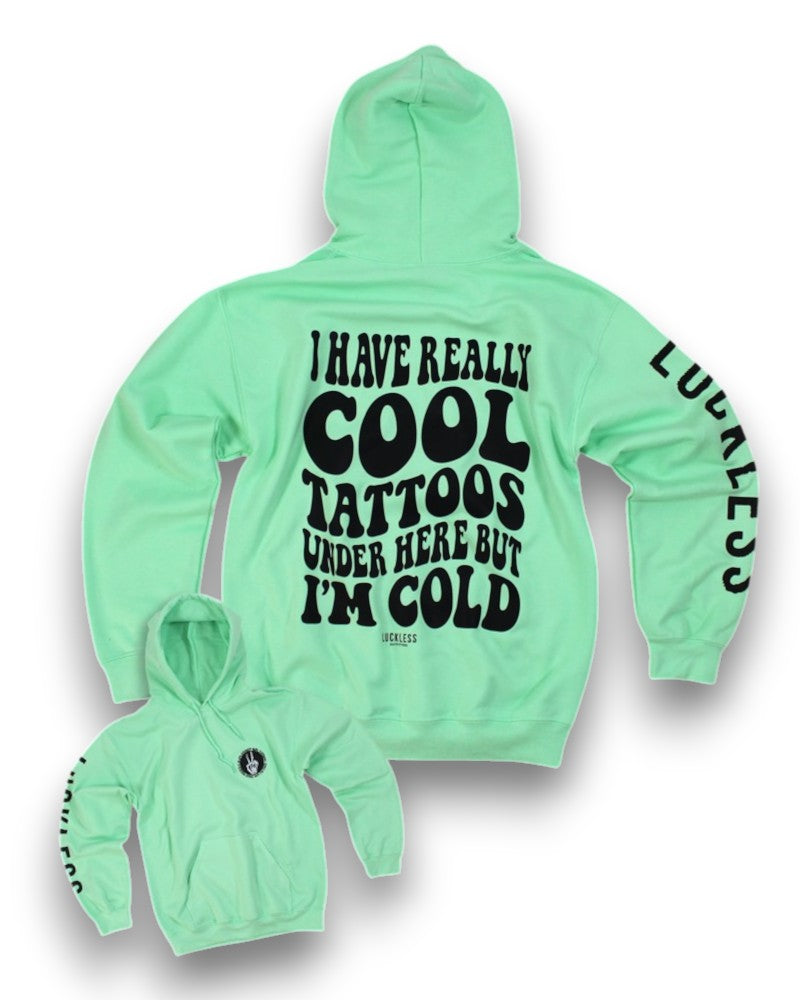 Cool Tattoos Hoodie Luckless Outfitters