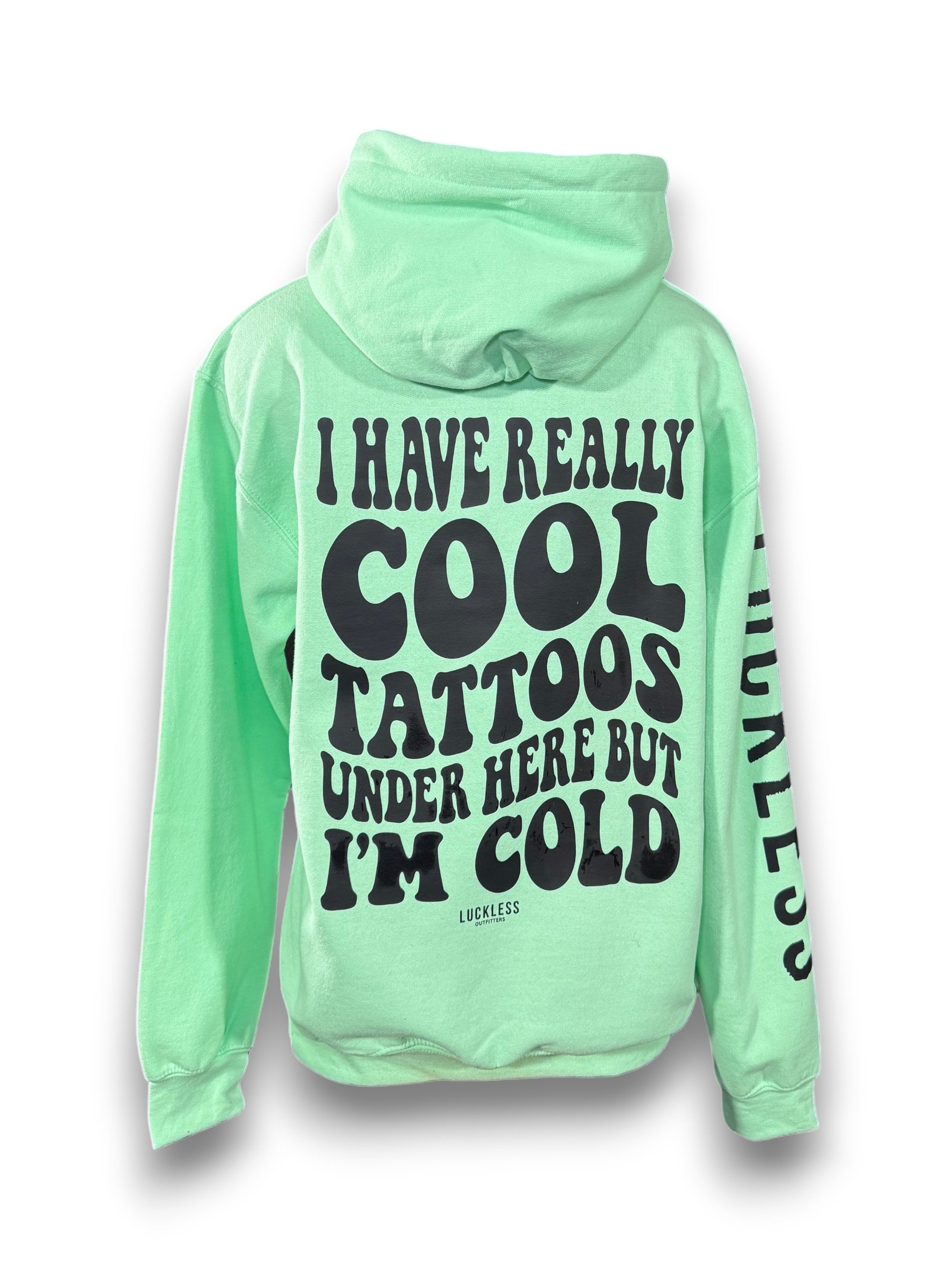 Cool Tattoos Hoodie Luckless Outfitters