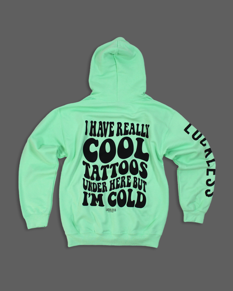Cool Tattoos Hoodie Luckless Outfitters