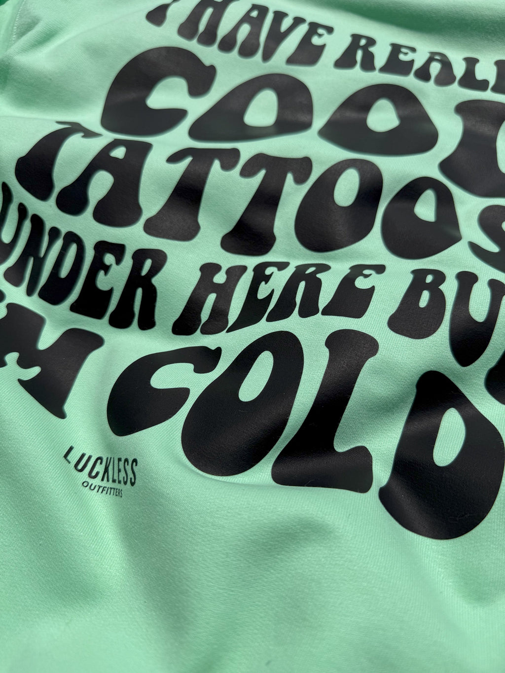 Cool Tattoos Hoodie Luckless Outfitters
