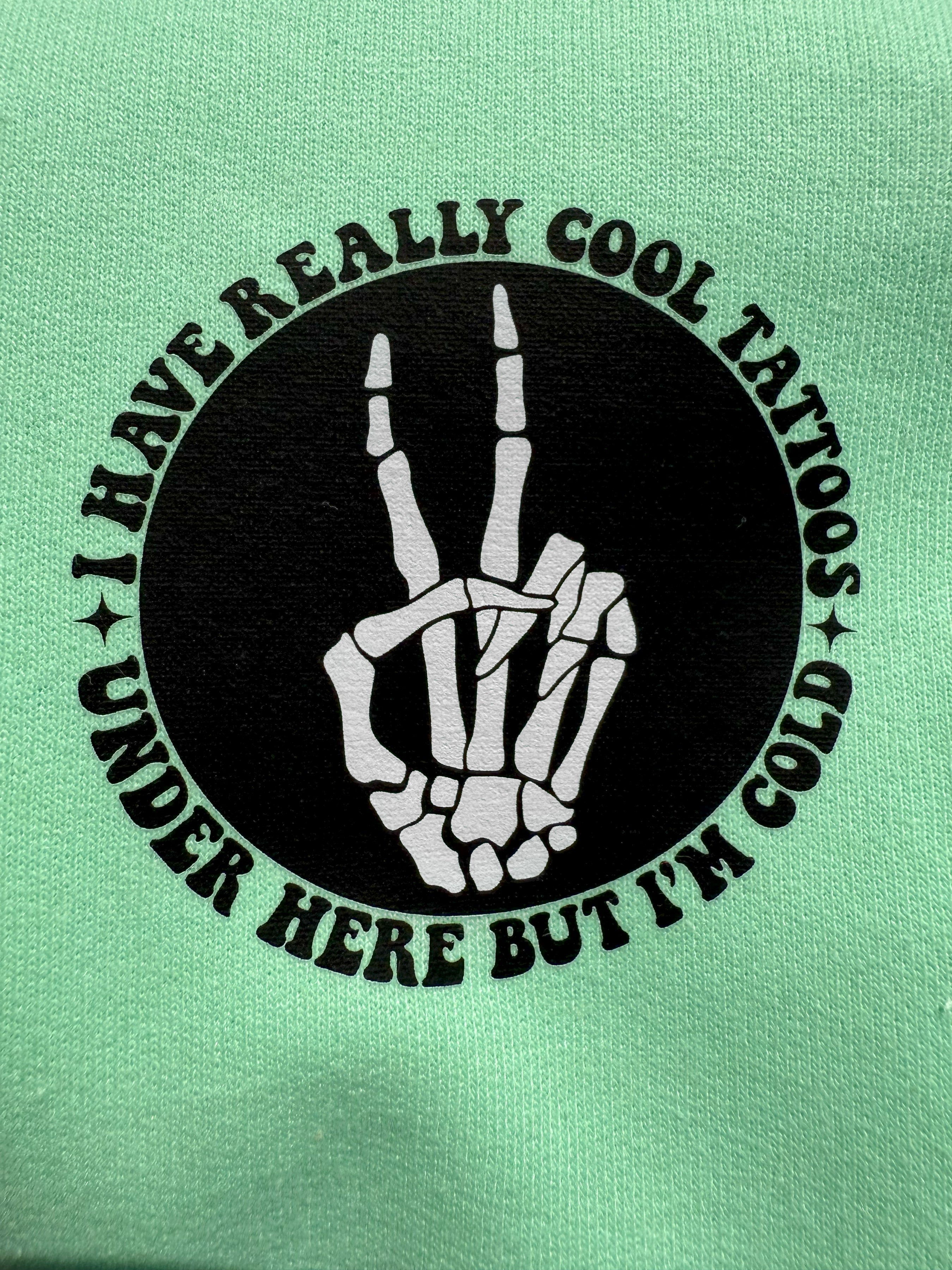 Cool Tattoos Hoodie Luckless Outfitters