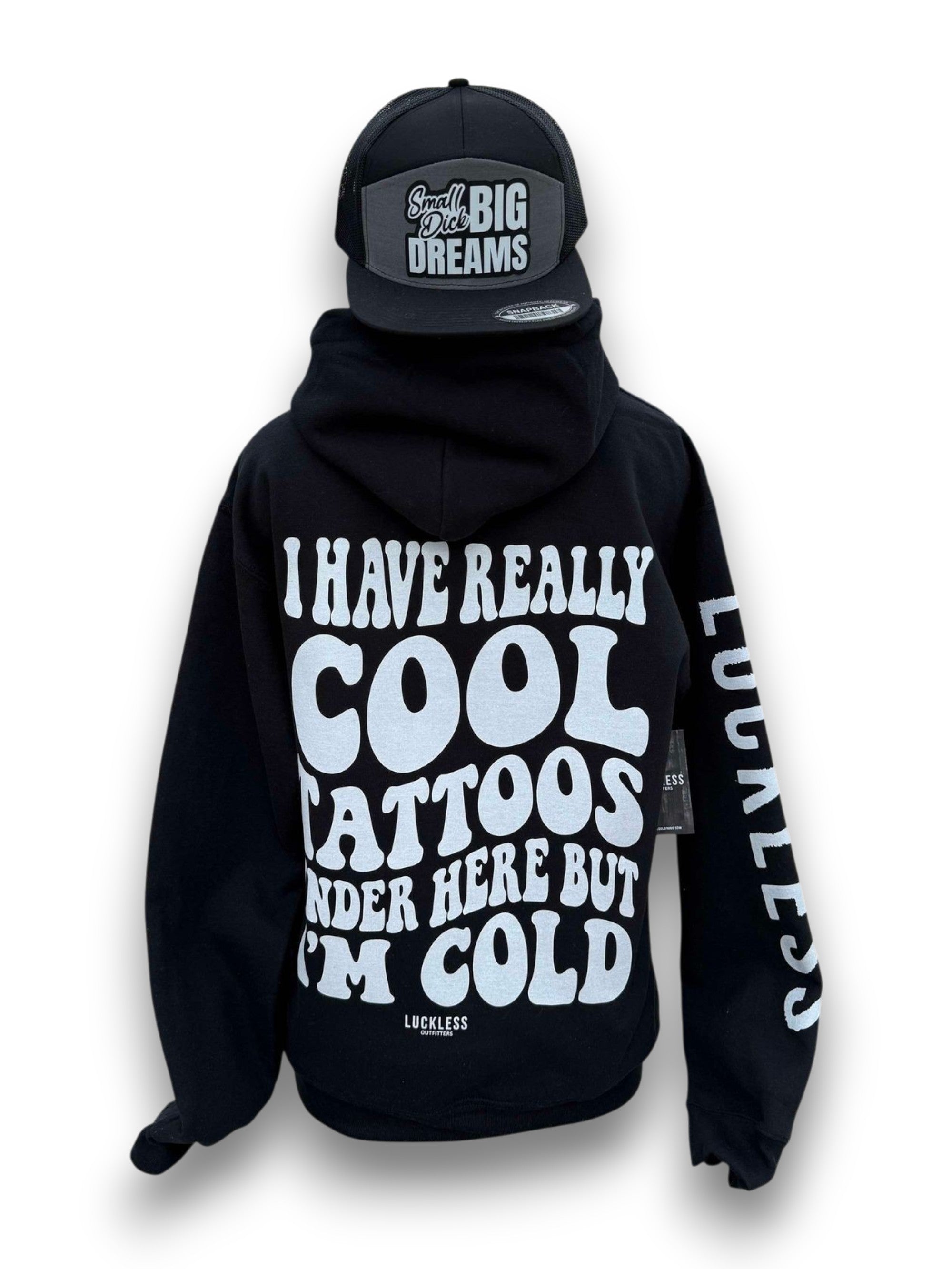 Cool Tattoos Hoodie Luckless Outfitters