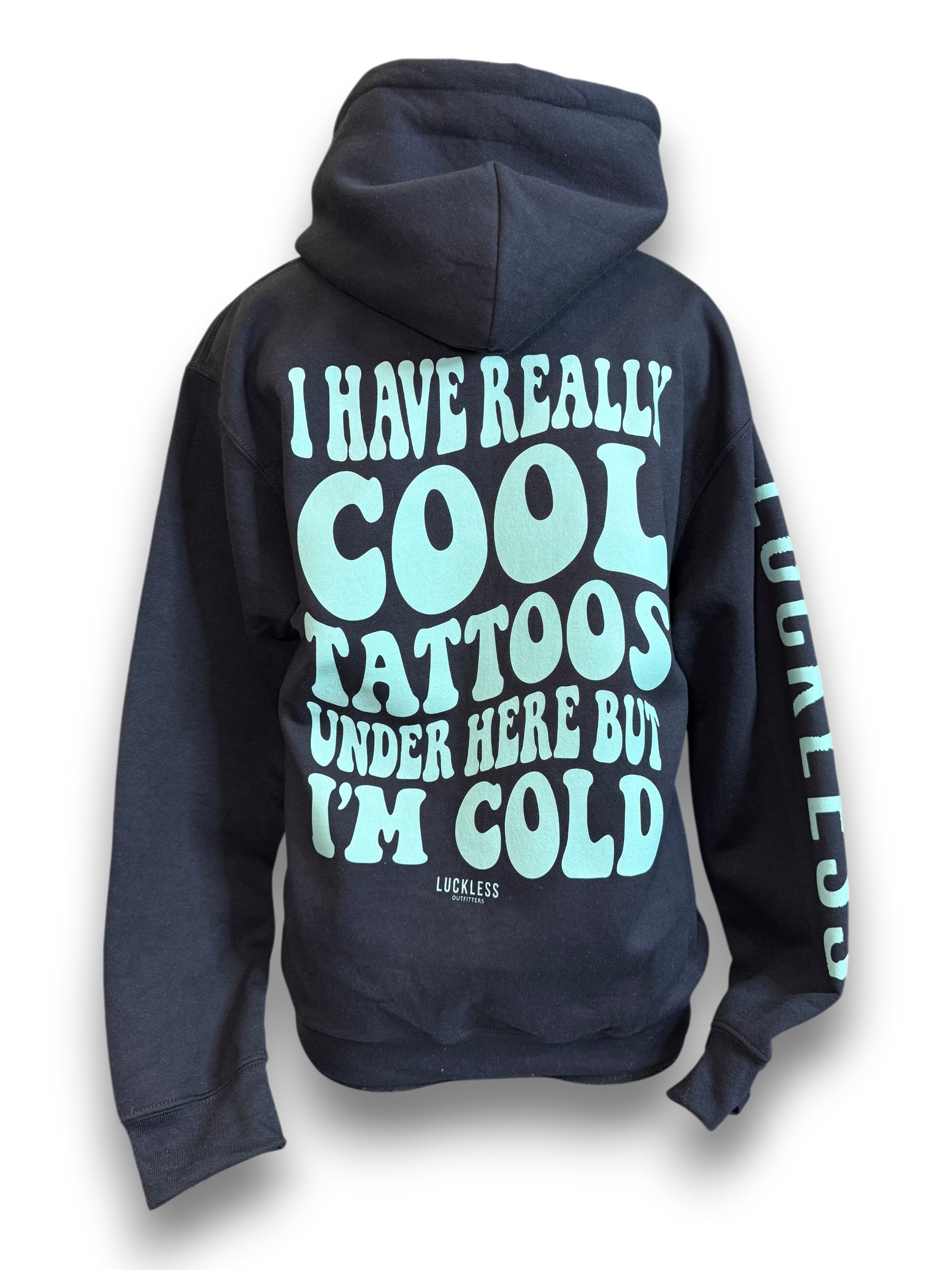 Cool Tattoos Hoodie Luckless Outfitters