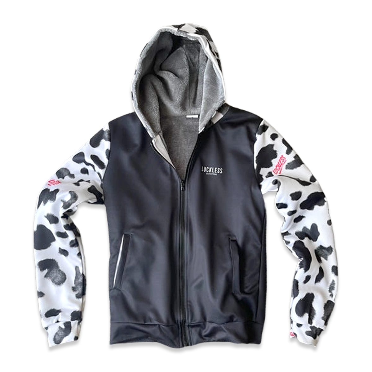 Holy Cow Heavy Zip Fleece Hoodie Luckless Outfitters