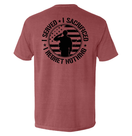 I Served I Sacrificed I Regret Nothing Shield Republic
