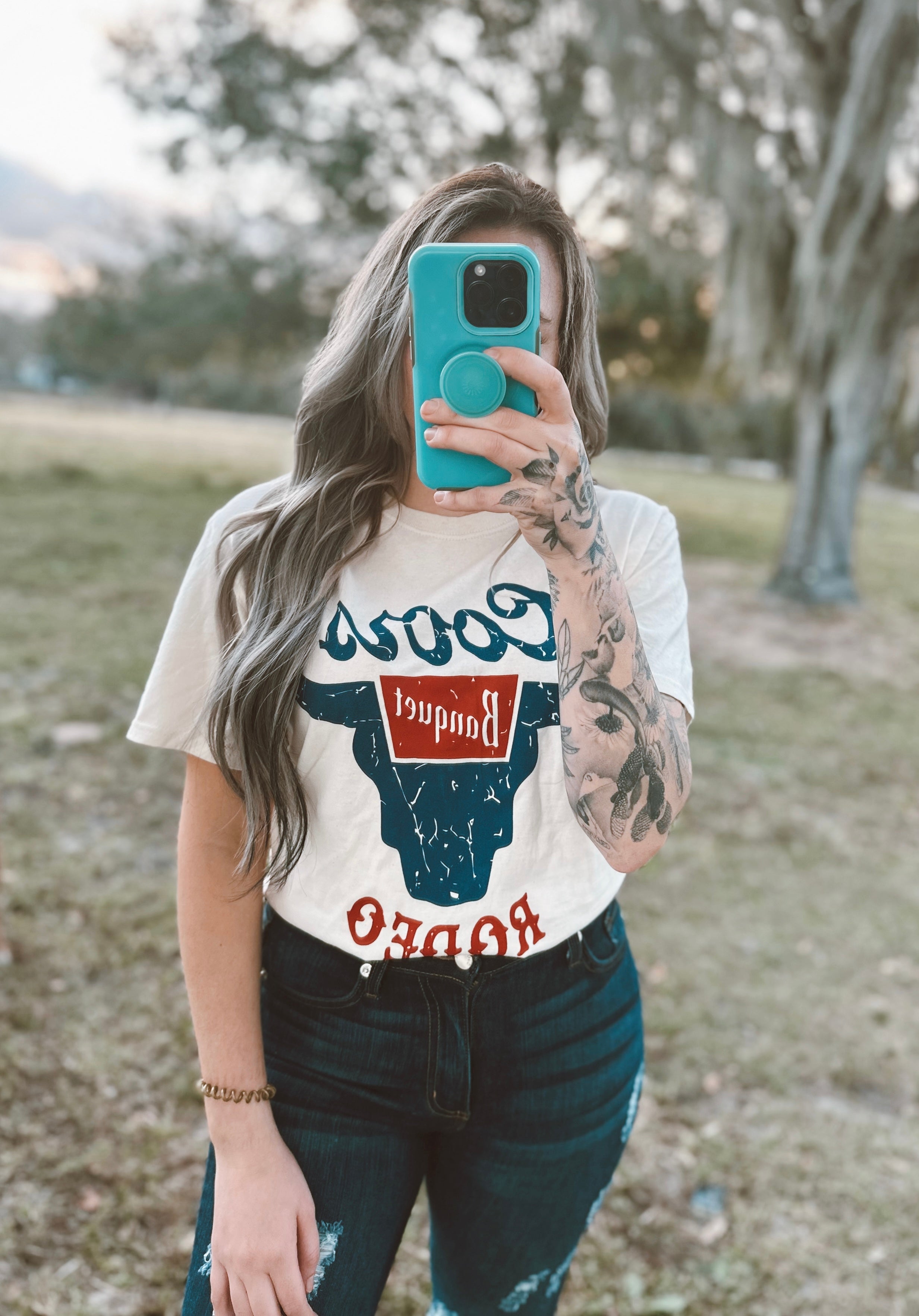Coors rodeo graphic tee Wild Cactus Boutique