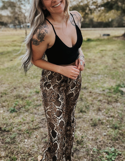 Floral Textured Padded Bralette - Black Wild Cactus Boutique