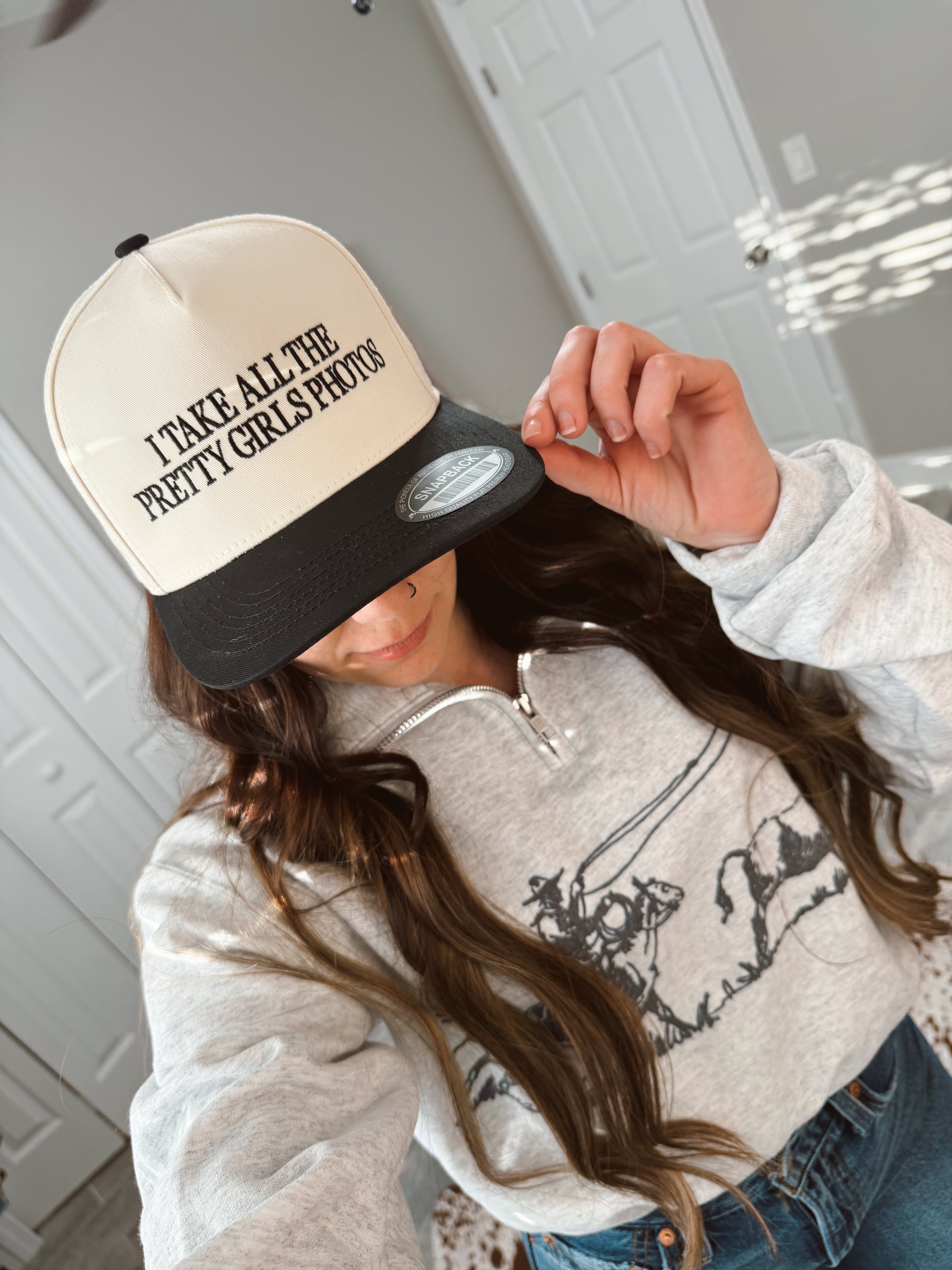 I Take All The Pretty Girls Photos Hat Wild Cactus Boutique