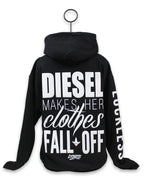 Diesel Makes Her Clothes Fall Off Hoodie Luckless Outfitters