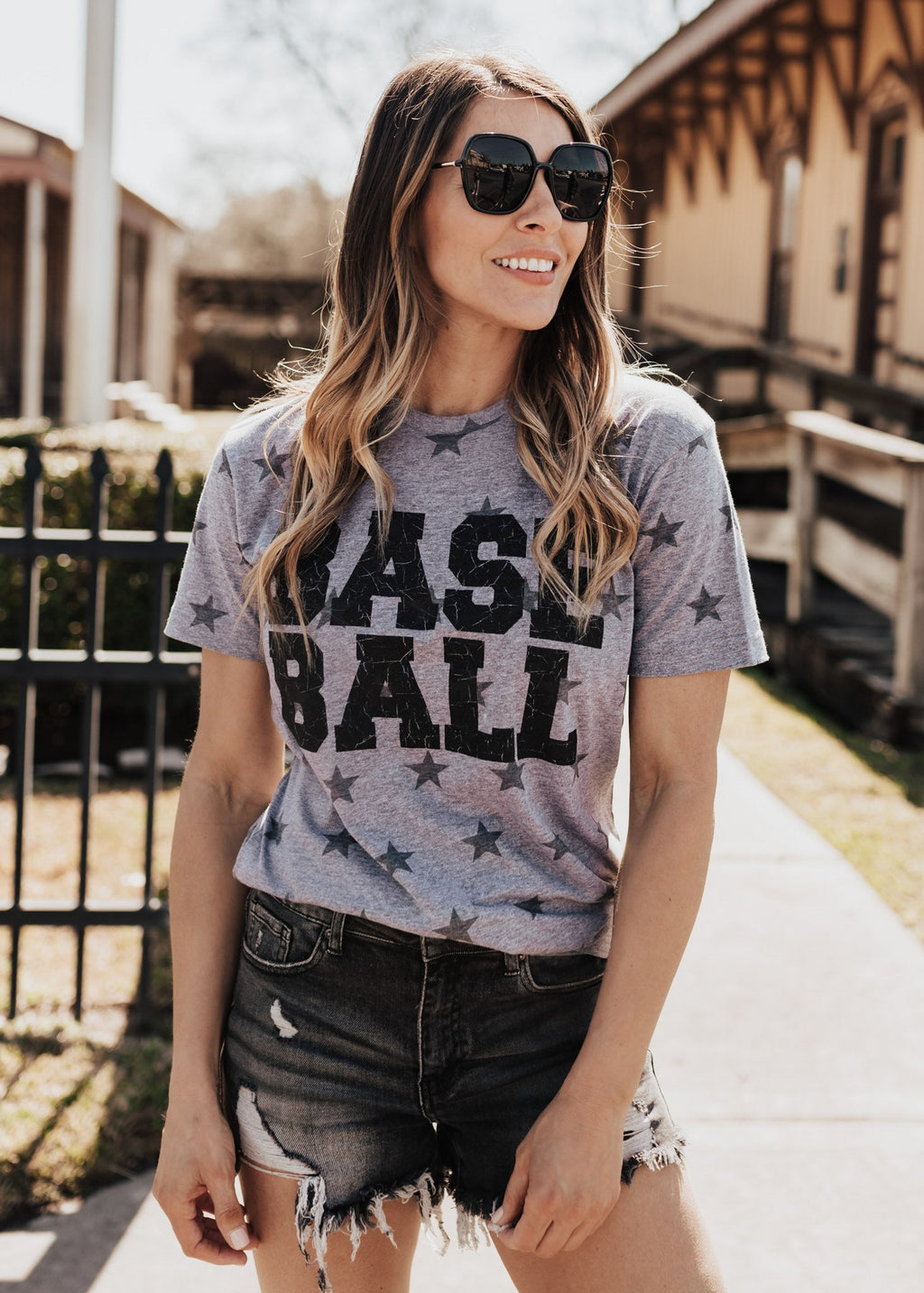 BASEBALL Star *Grey Star (S-3X) Chloe Vs Tank The Boutique