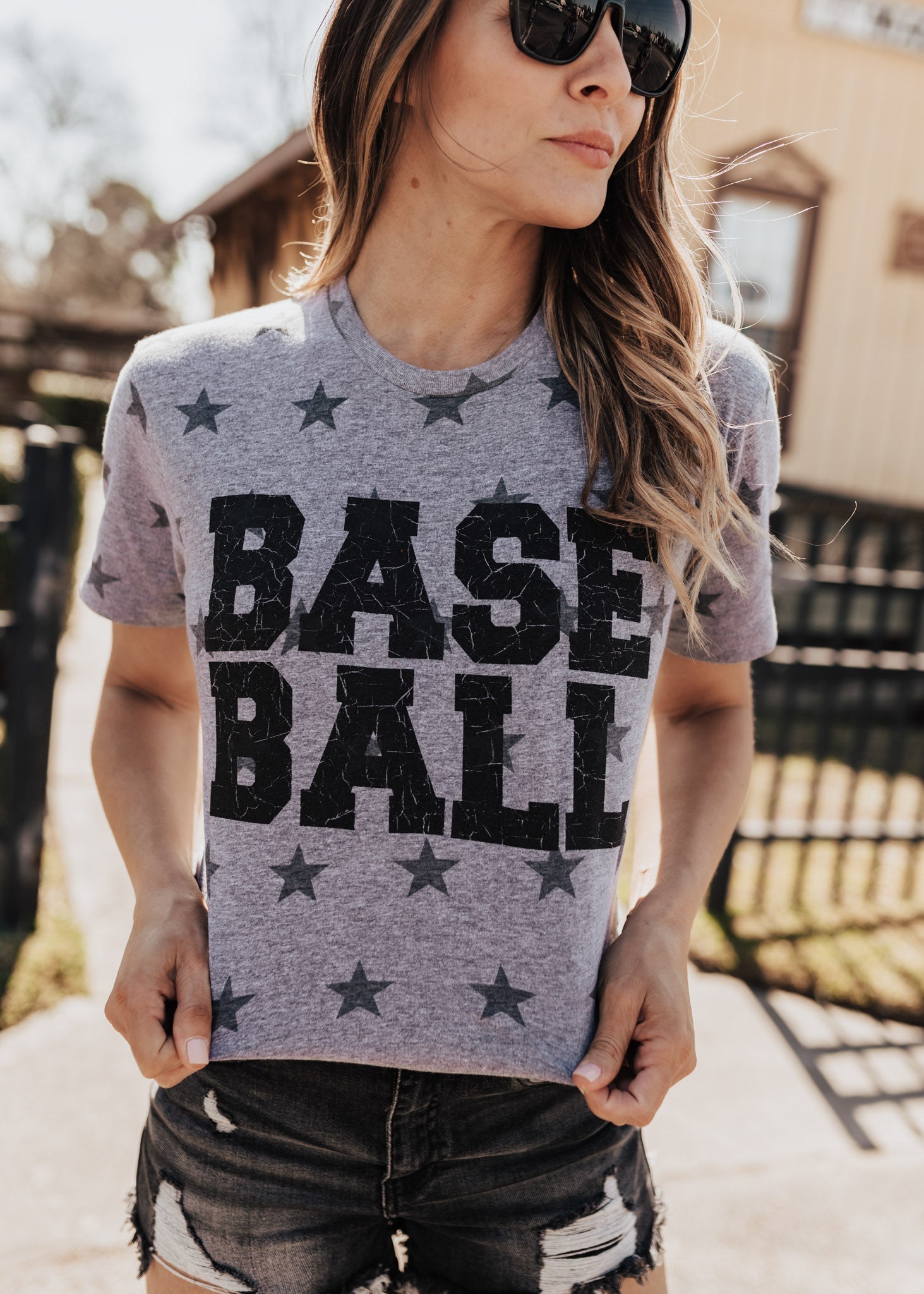 BASEBALL Star *Grey Star (S-3X) Chloe Vs Tank The Boutique