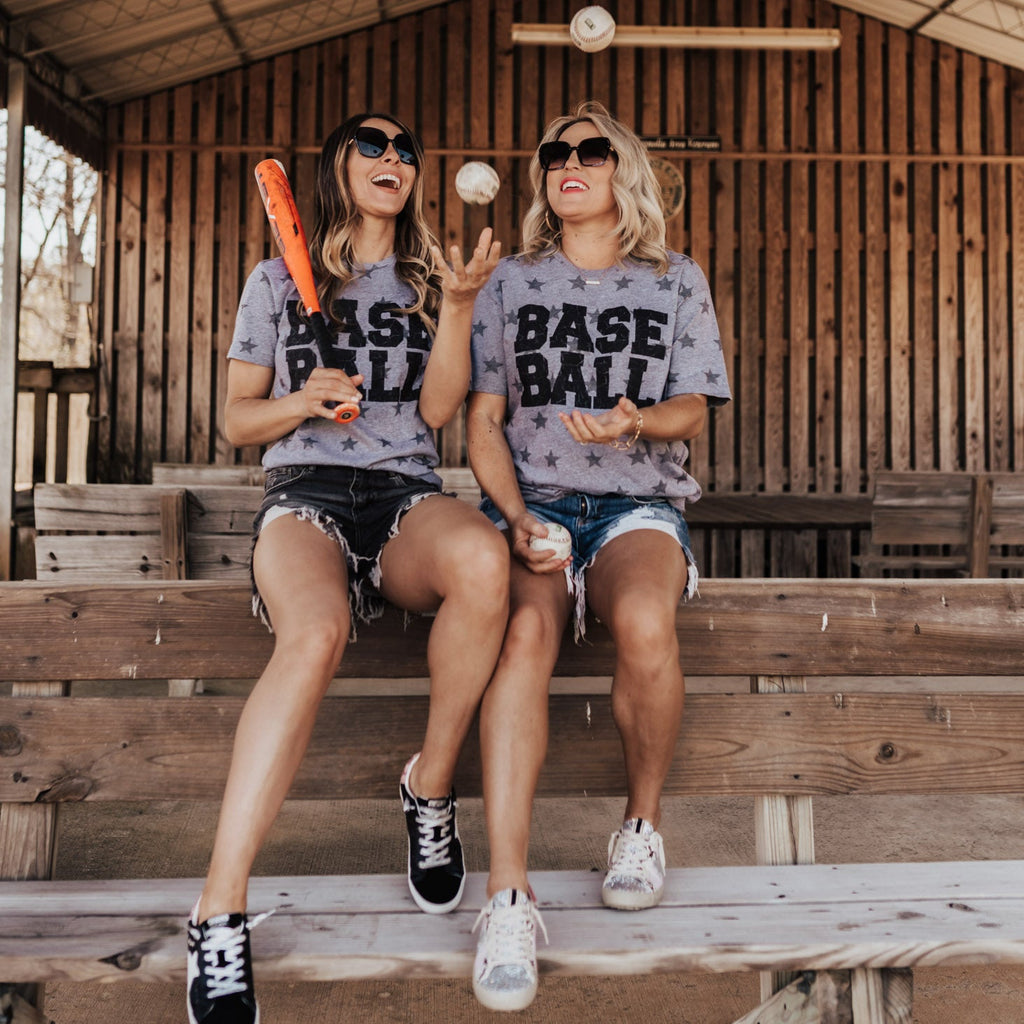 BASEBALL Star *Grey Star (S-3X) Chloe Vs Tank The Boutique
