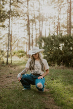 Crop Top Graphic T-Shirt Wild Cactus Boutique