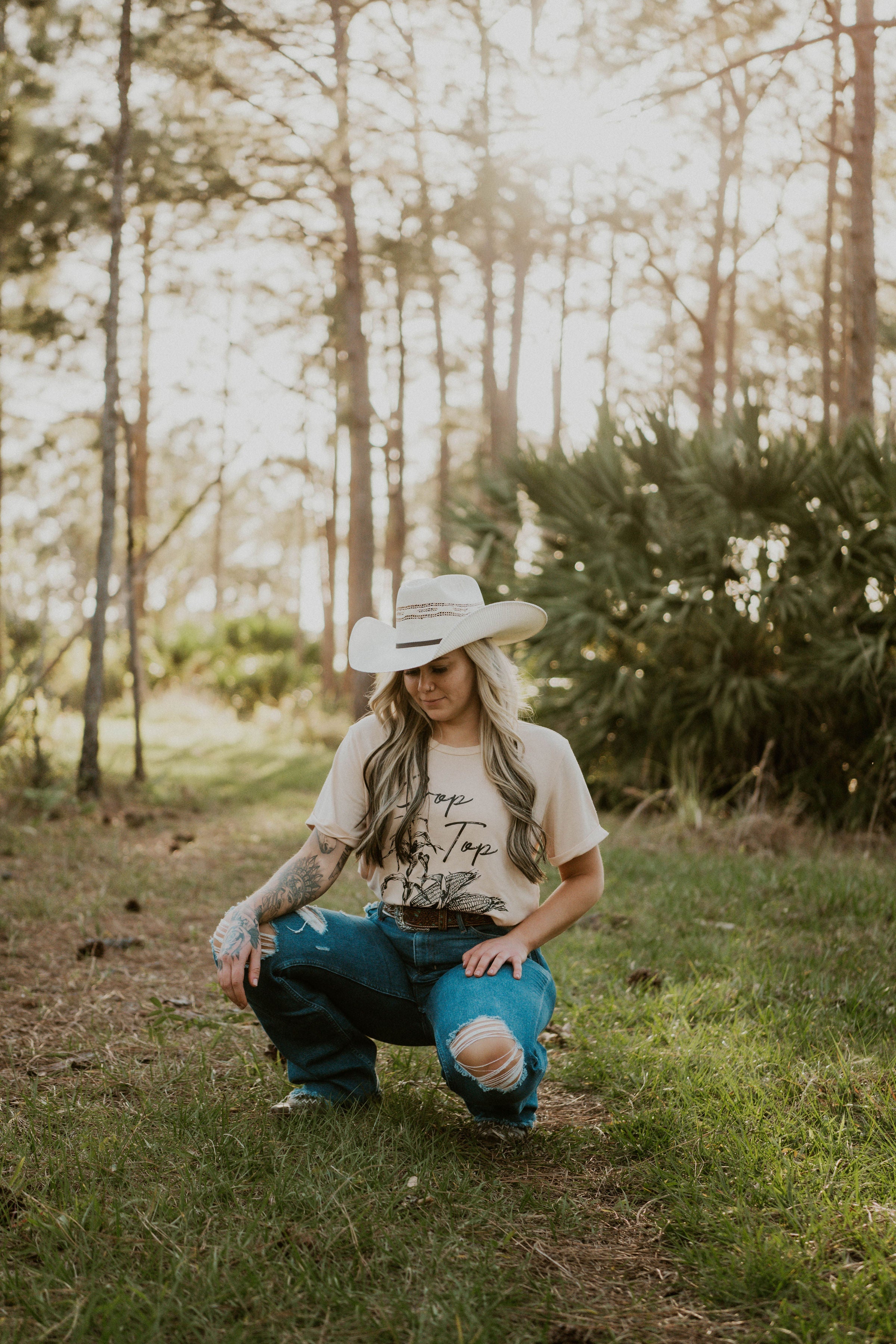 Crop Top Graphic T-Shirt Wild Cactus Boutique