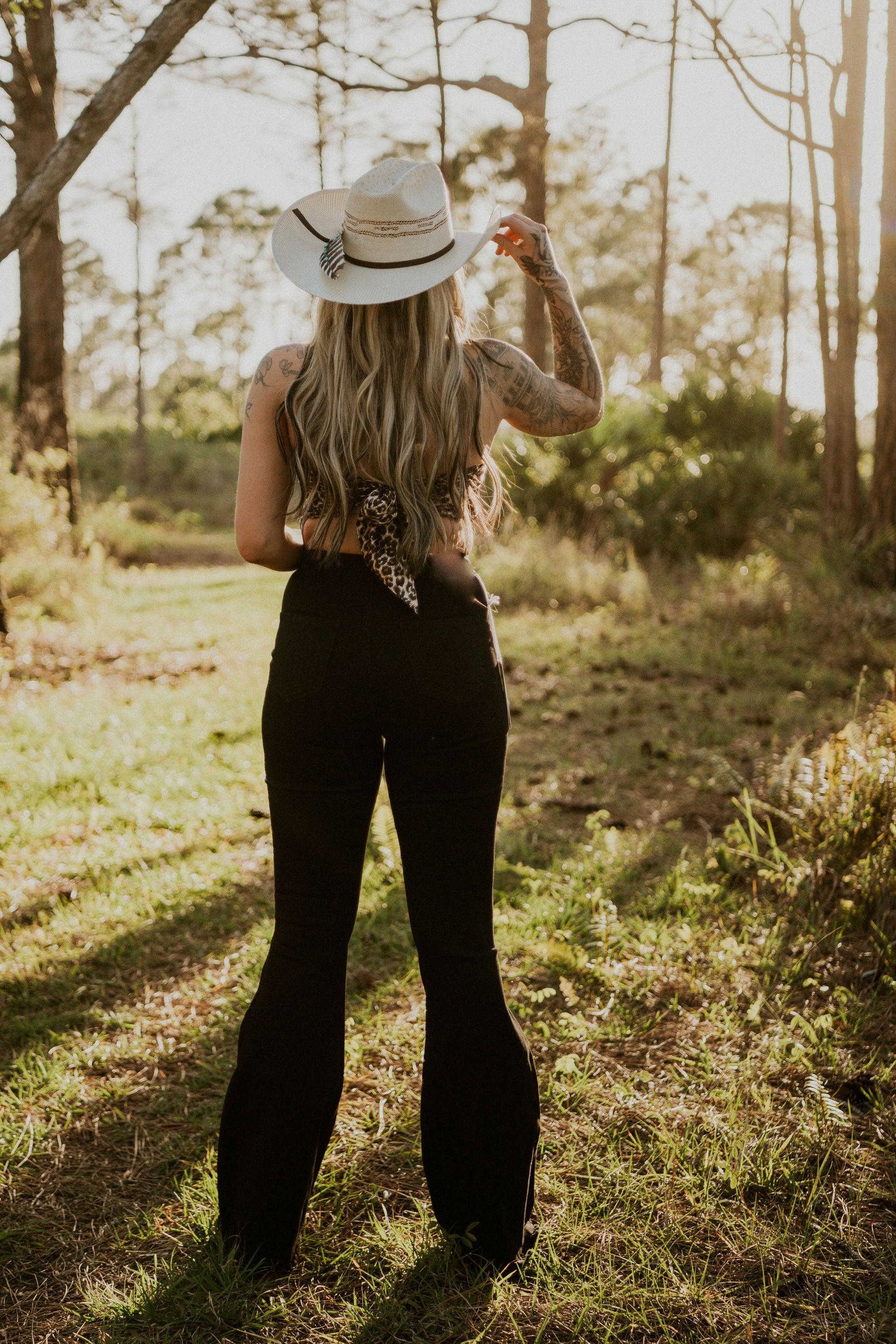 Black High Waisted Bell Bottoms Wild Cactus Boutique