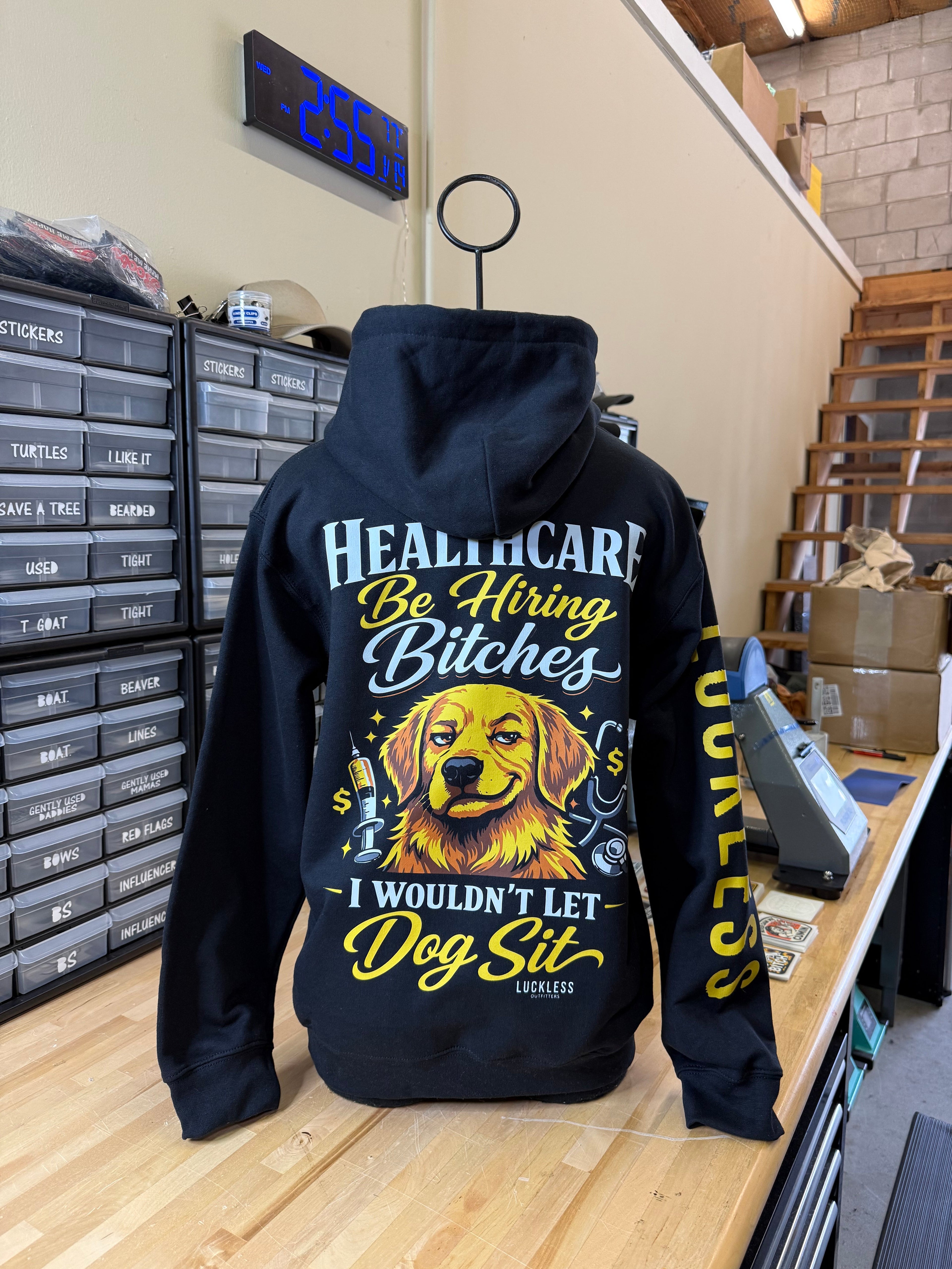 Dog Sit Hoodie Luckless Outfitters