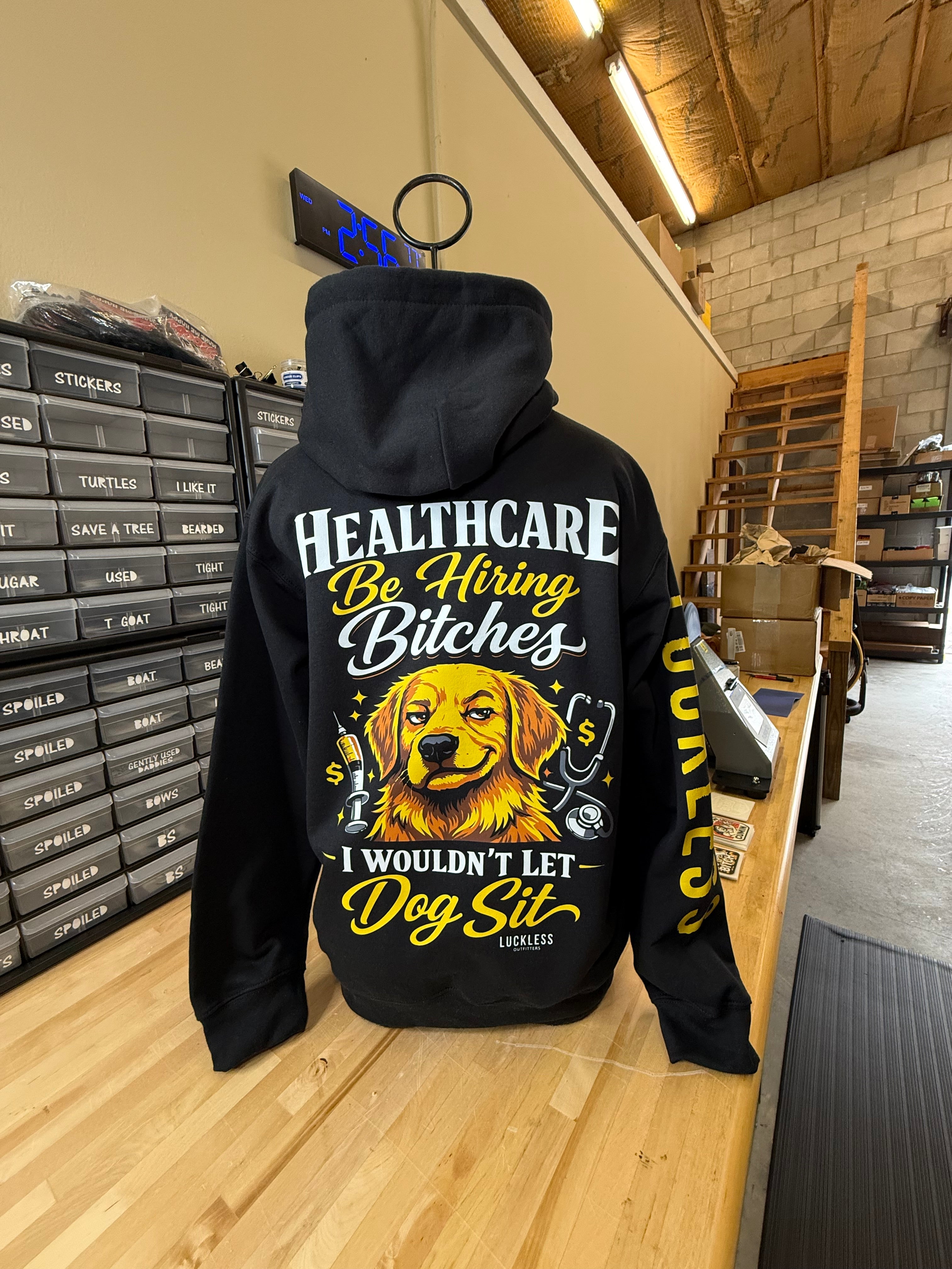Dog Sit Hoodie Luckless Outfitters