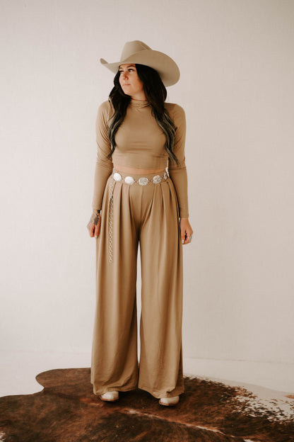 Catalina's Taupe Pant Set Wild Cactus Boutique