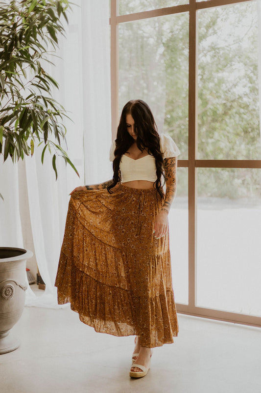 Preston's Floral Maxi Skirt Wild Cactus Boutique