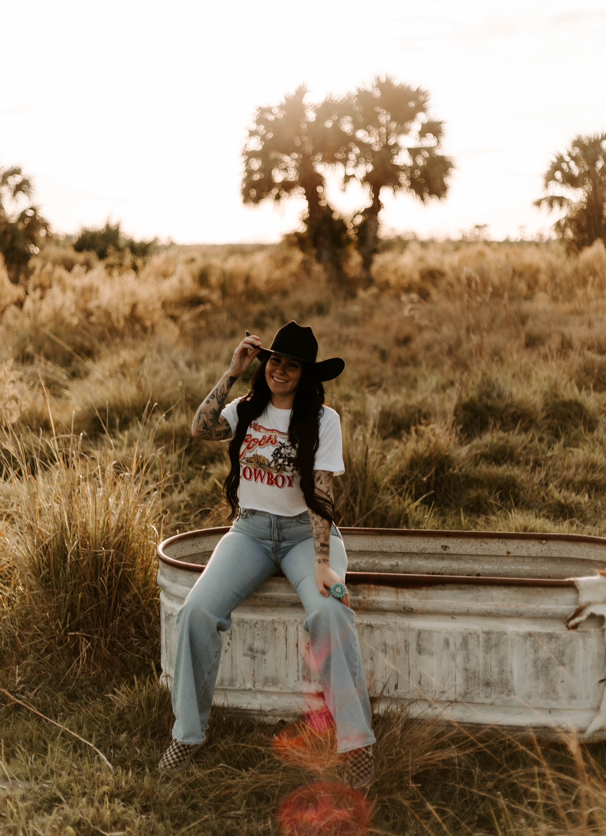 Cowboy Crop Top Wild Cactus Boutique