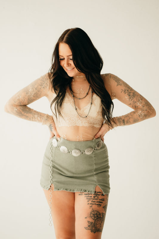 Lace Layer Top Wild Cactus Boutique
