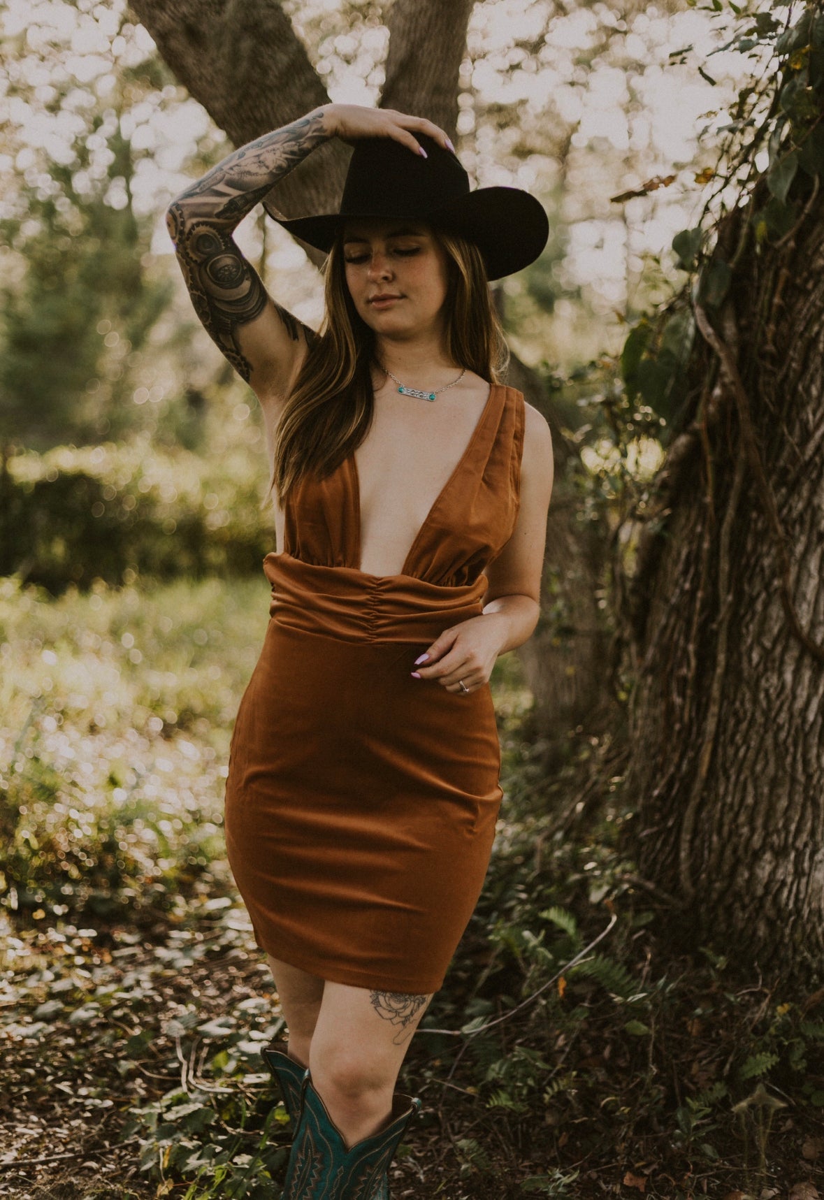 Hailey's Velvet Mini Dress Wild Cactus Boutique