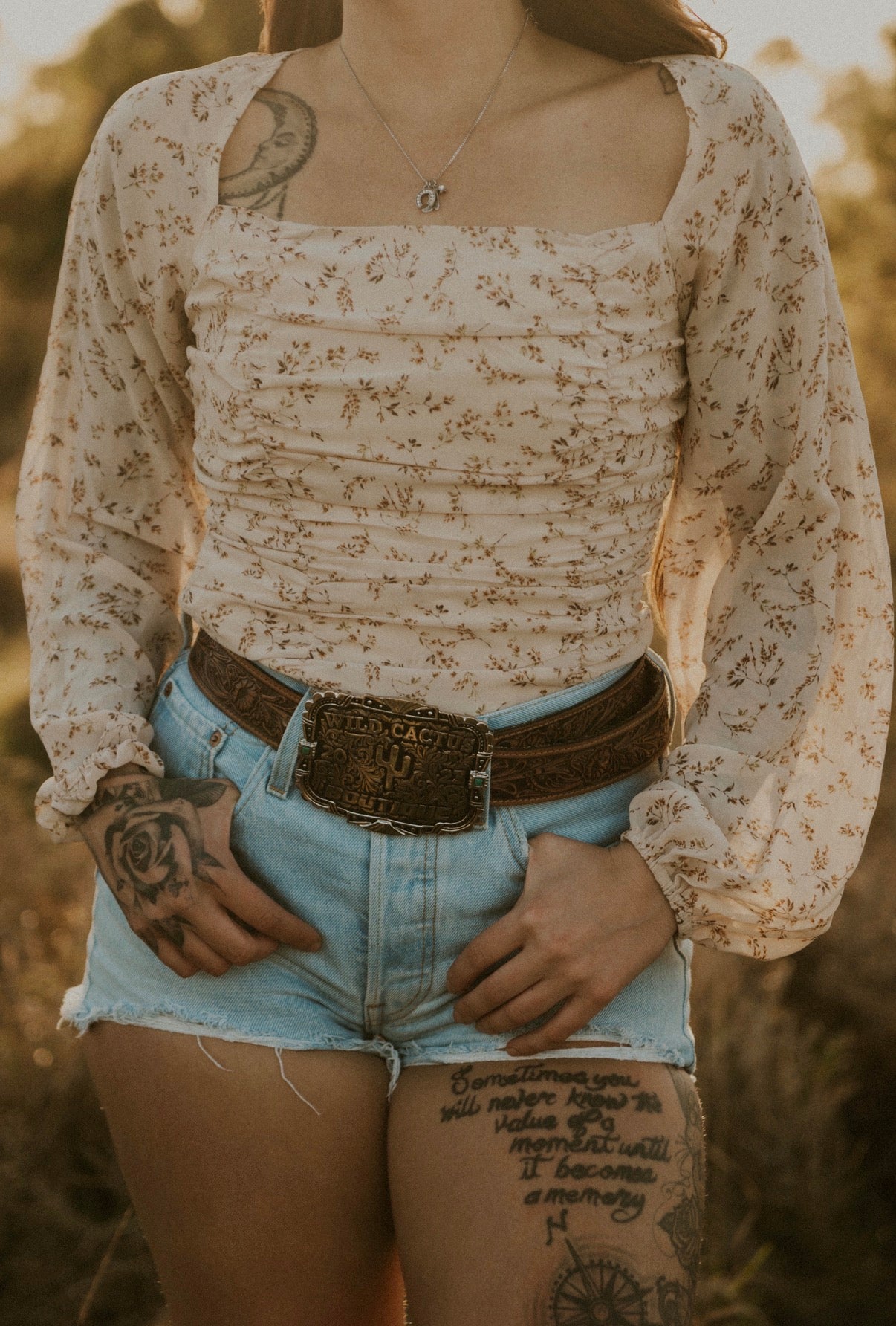 Sammi's Spring Floral Top Wild Cactus Boutique