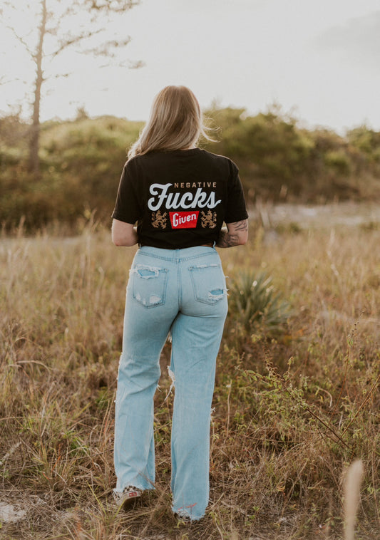 Negative F*cks Given Tee Wild Cactus Boutique