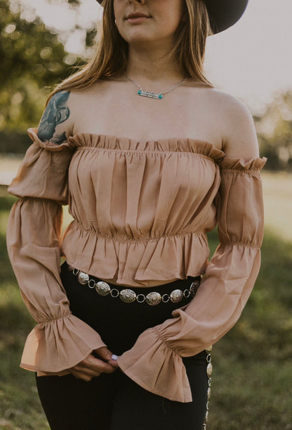 Caroline's Boho Top Wild Cactus Boutique