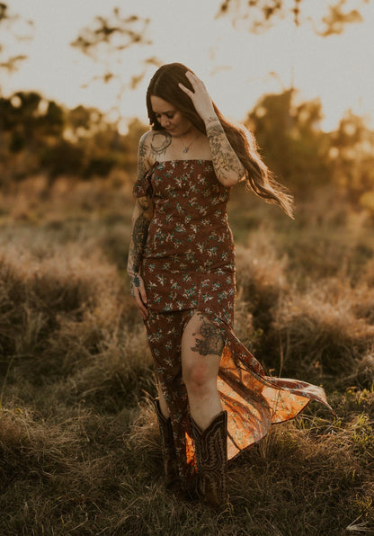 Floral Desert Maxi Dress Wild Cactus Boutique