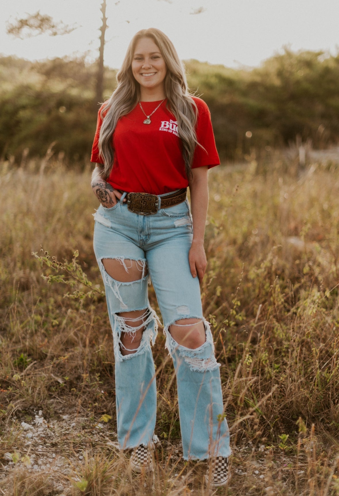 Bud King of Beers Tee Wild Cactus Boutique