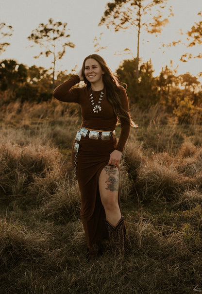 Rust Serenity Two Piece Set Wild Cactus Boutique