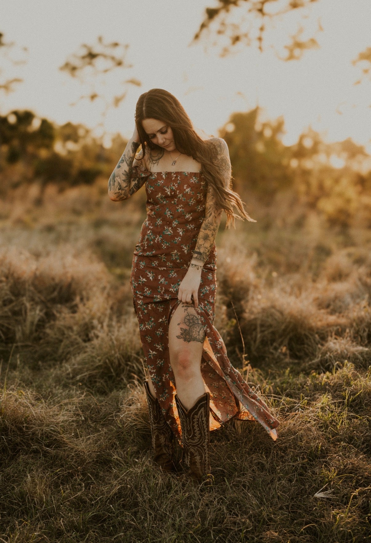 Floral Desert Maxi Dress Wild Cactus Boutique