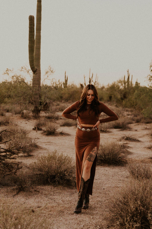 Rust Serenity Two Piece Set Wild Cactus Boutique