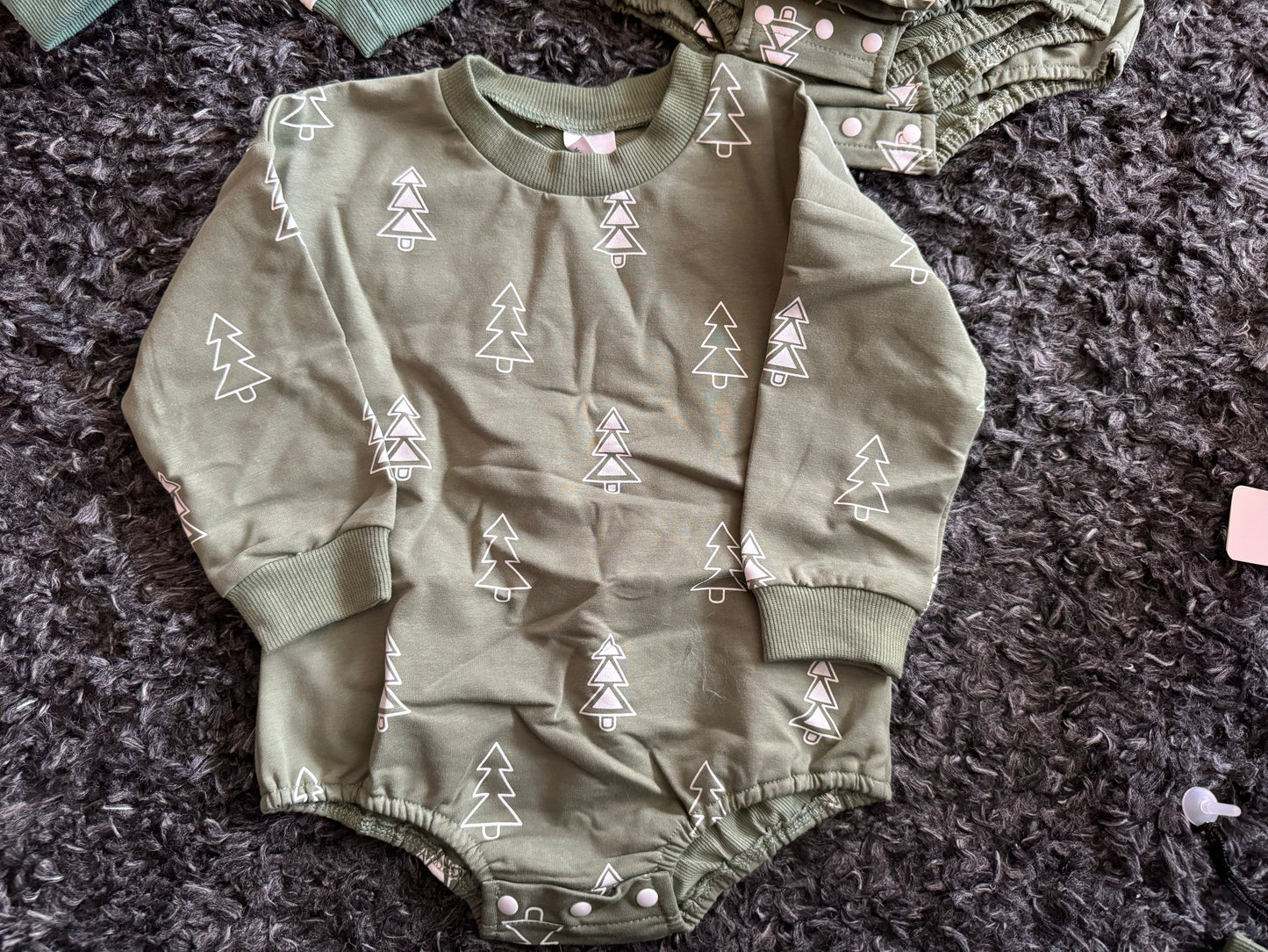 Simple Tree Bubble Romper Thread & Co. Boutique, LLC