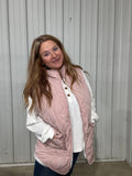 Fleece Lined Quilted Vest Thread & Co. Boutique, LLC
