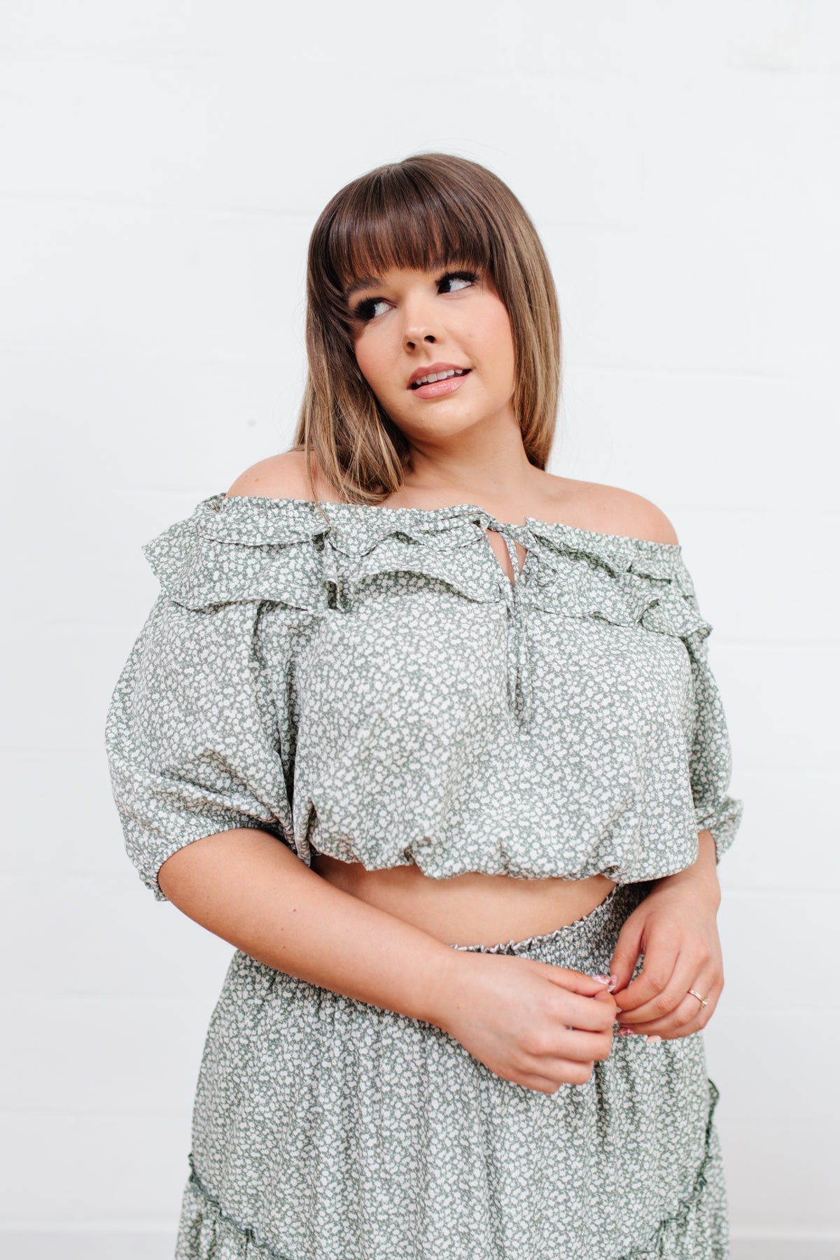 Golden Hour Top in Sage Thread & Co. Boutique, LLC