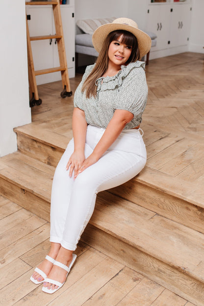 Golden Hour Top in Sage Thread & Co. Boutique, LLC
